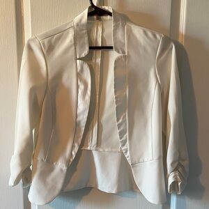 Charlotte Russe Off-White Women's Blazer